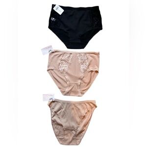 Black and Nude Women Panty Set cotton Modal 3 Pack